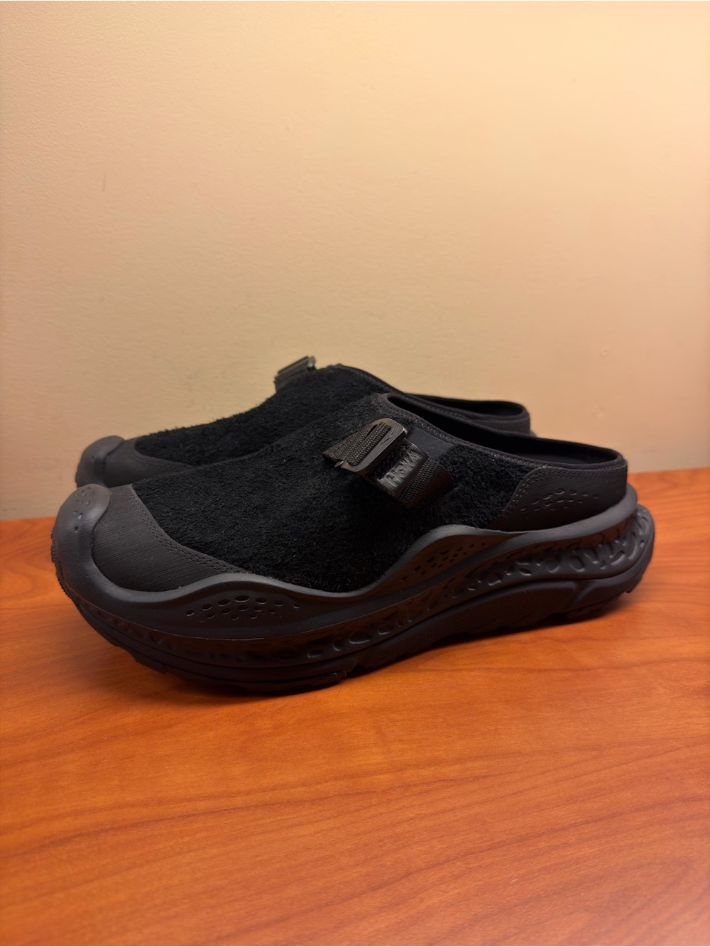 Hoka One One Black Slip-On Clog